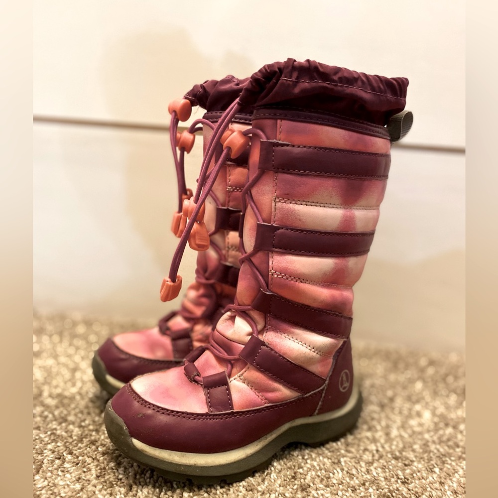 Toddler size 10 Lands end winter boots. GUC